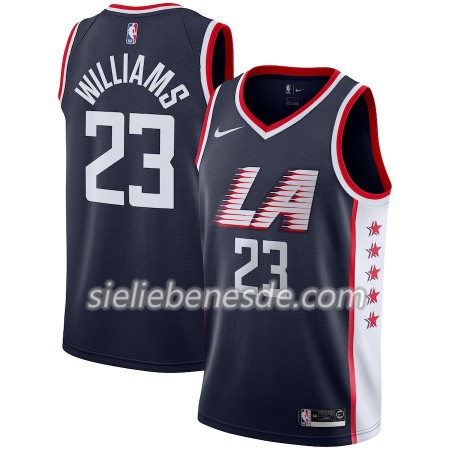 Herren NBA LA Clippers Trikot Lou Williams 23 2018-19 Nike City Edition Navy Swingman